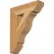 Ekena Millwork Funston Slat Rough Sawn Bracket, Western Red Cedar, 4"W x 16"D x 20"H BKT04X16X20FST06RWR - alternate 1
